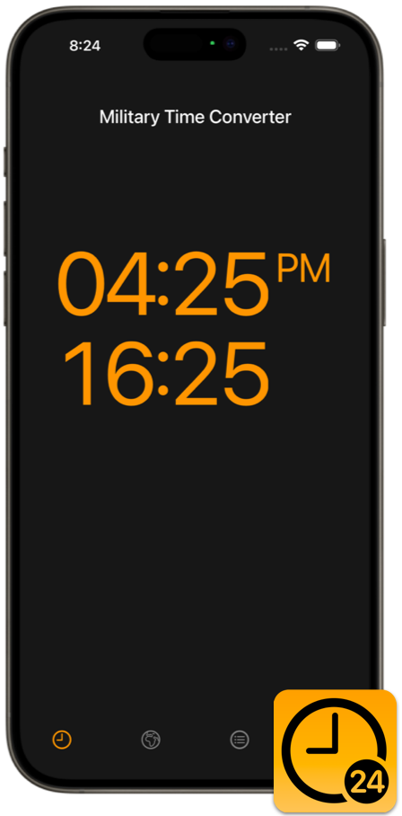 Military Time Converter App